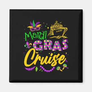 Mardi Gras-kryssningsgänget Matchande grupp Familj Magnet