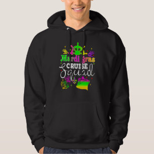 Mardi Gras-kryssningssquad Carnevalskostymfirande Hoodie