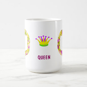 Mardi Gras Kung Cake Queen Kaffemugg