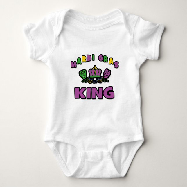 Mardi Gras kung Tee (Framsida)