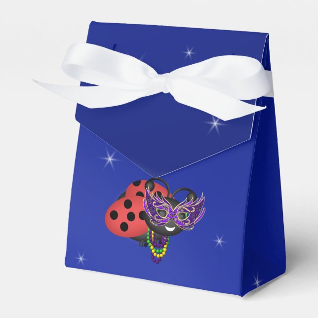 Mardi Gras Ladybug Presentaskar (Framsidan Sidan)