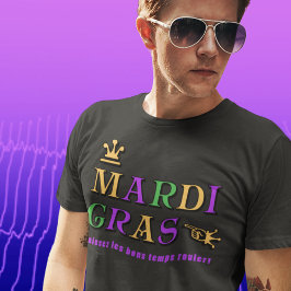 Mardi Gras Laissez les bons temps rouler T Shirt