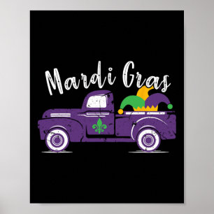 Mardi Gras Lastbil - Funny Mardi Gras Gift Poster
