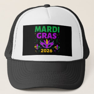 Mardi Gras-lastbilschaufförshatt Keps