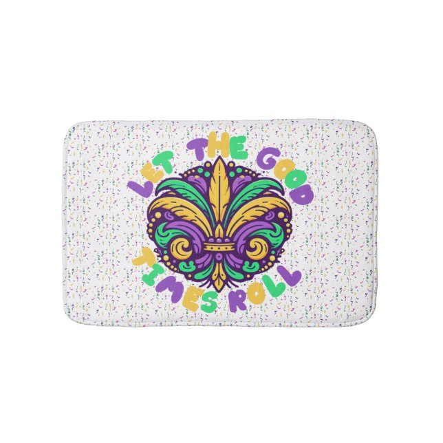 Mardi Gras Låt bran rulla Badrumsmatta (Framsidan)