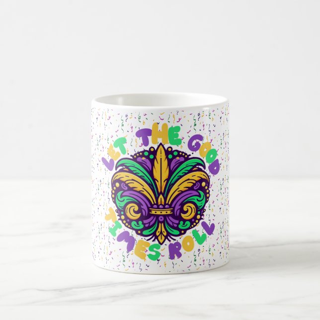 Mardi Gras Låt bran rulla Kaffemugg (Center)