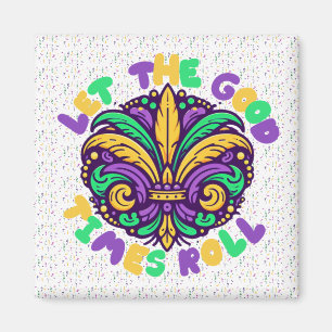 Mardi Gras Låt bran rulla Magnet