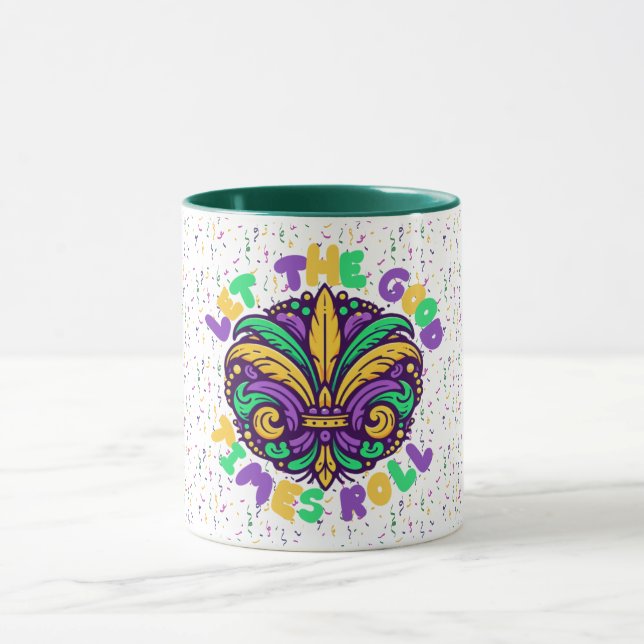 Mardi Gras Låt bran rulla Mugg (Center)