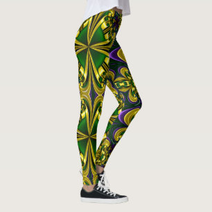 Mardi Gras Leggings