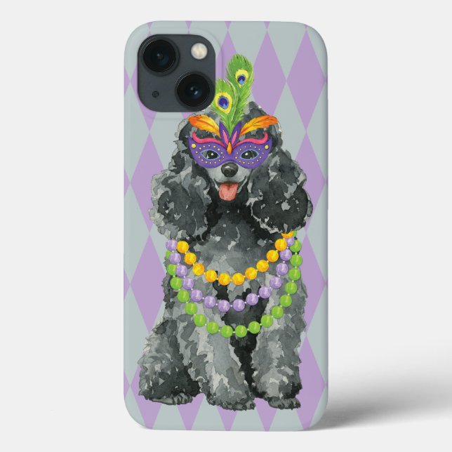 Mardi Gras Leksak Pudel (Baksida)