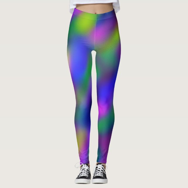 Mardi Gras Limelight Leggings (Framsida)