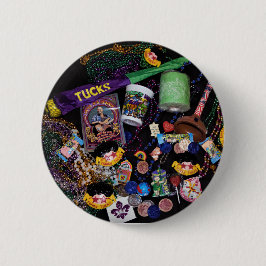 Mardi Gras Loot Button Knapp