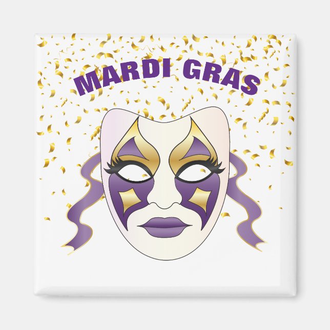 Mardi Gras Magnet (Framsidan)