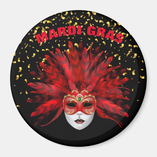 Mardi Gras Magnet (Framsidan)