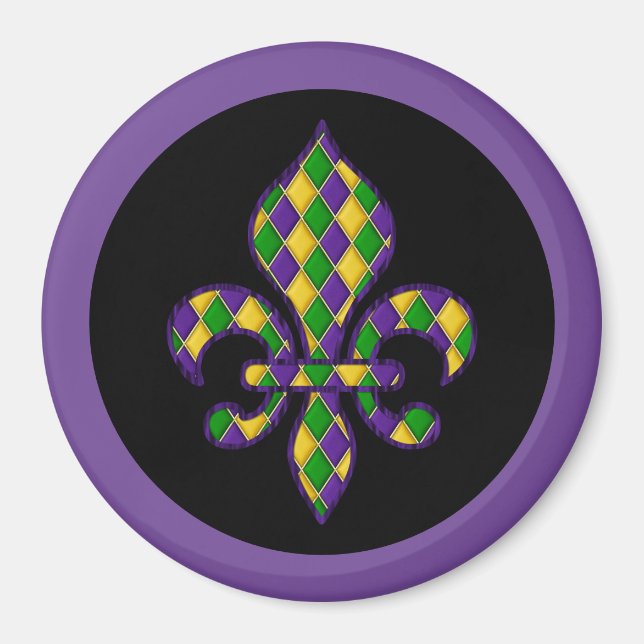 Mardi Gras Magnet (Framsidan)