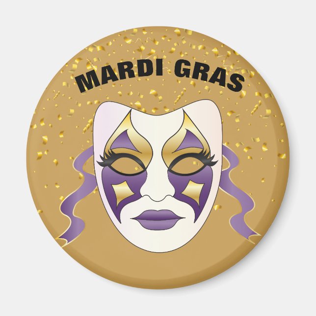 Mardi Gras Magnet (Framsidan)