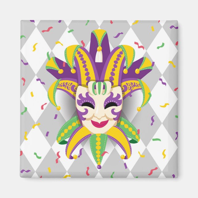 Mardi Gras Magnet (Framsidan)