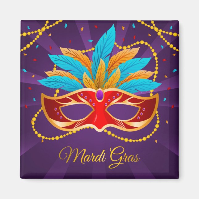Mardi Gras Magnet (Framsidan)