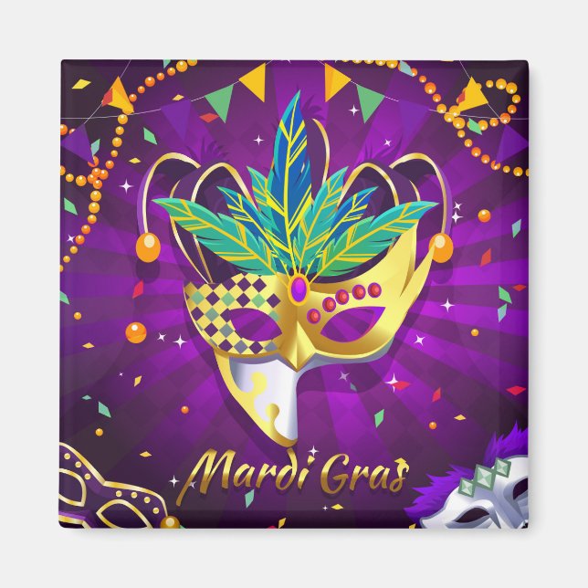 Mardi Gras Magnet (Framsidan)