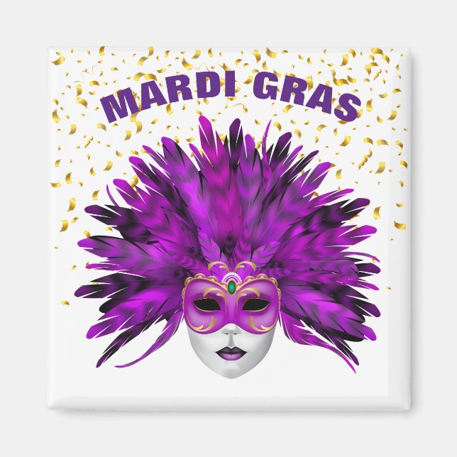 Mardi Gras Magnet (Framsidan)