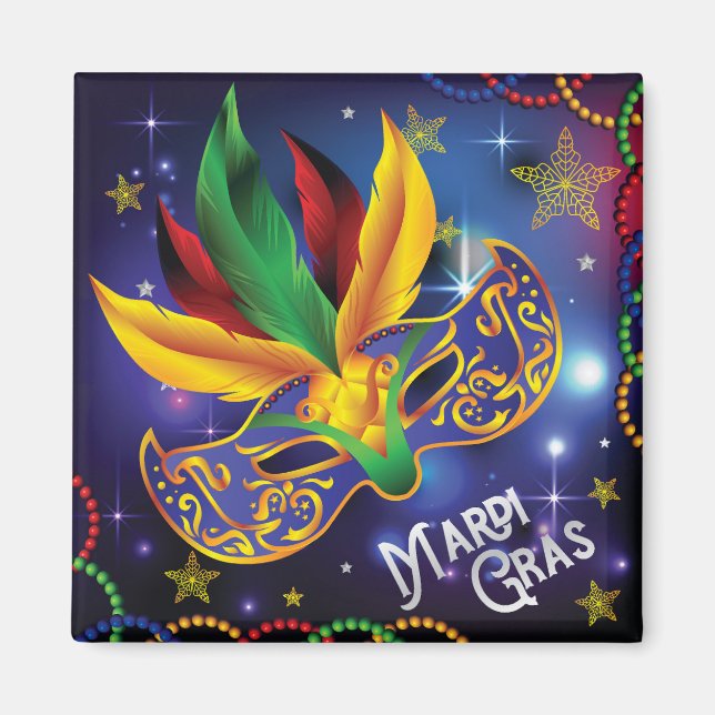 Mardi Gras Magnet (Framsidan)