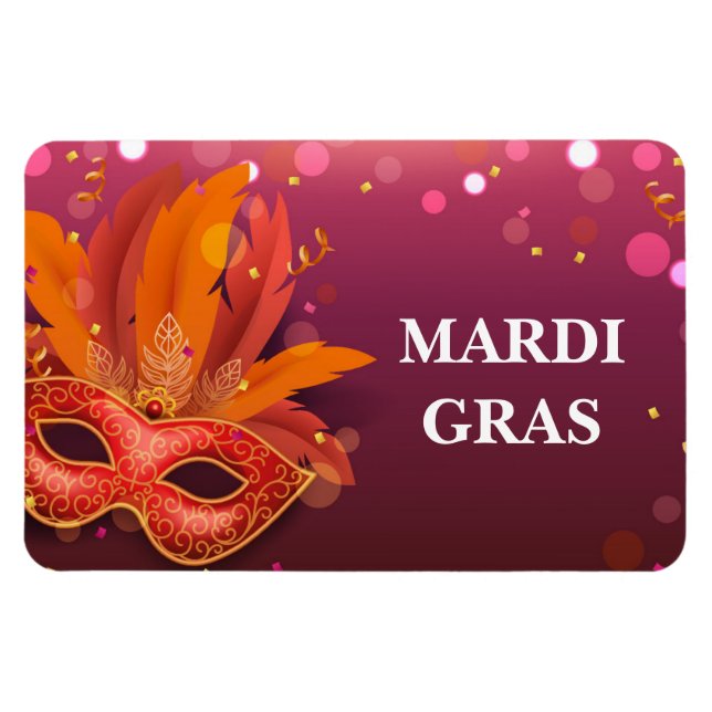 Mardi Gras Magnet (Horisontell)