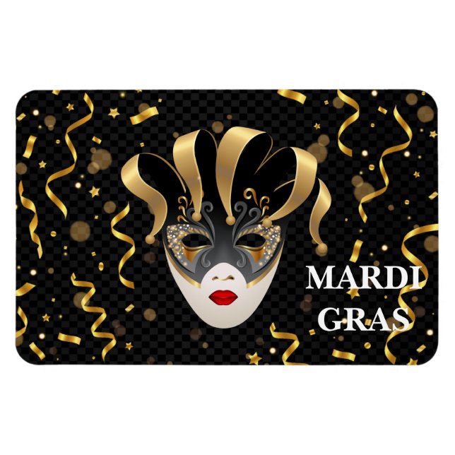 Mardi Gras Magnet (Horisontell)
