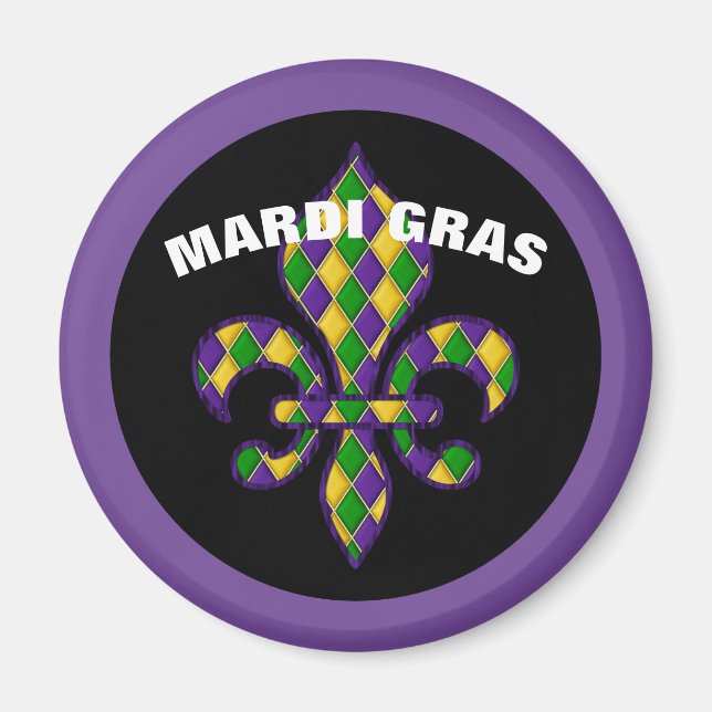 Mardi Gras Magnet (Framsidan)