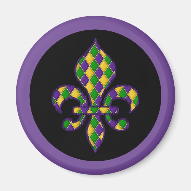 Mardi Gras-magnet Magnet (Framsidan)