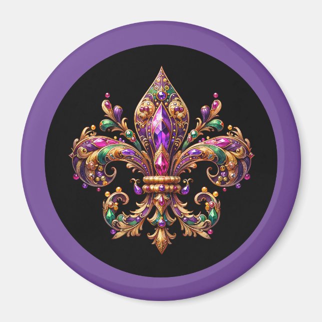 Mardi Gras-magnet Magnet (Framsidan)