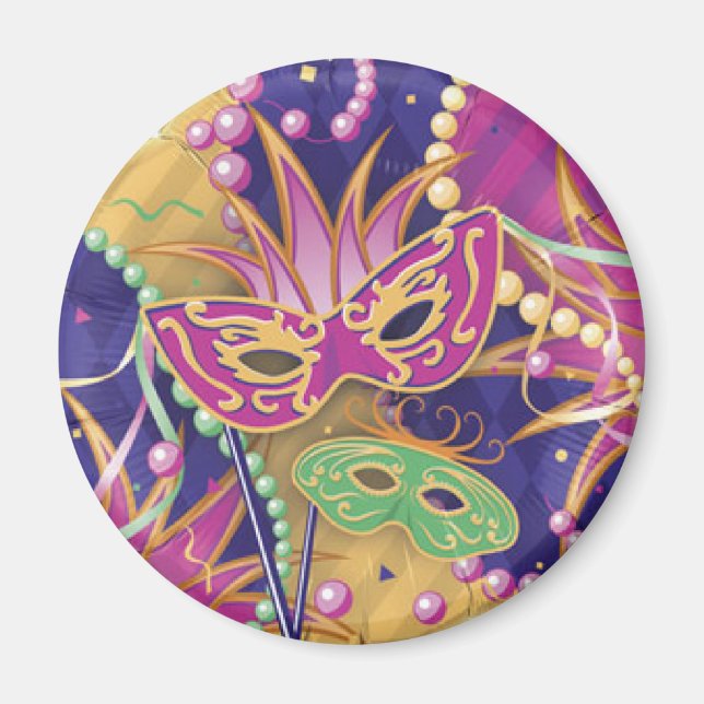 Mardi Gras Magnets Locker magnet (Framsidan)