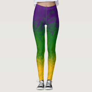 Mardi Gras målar Leggings