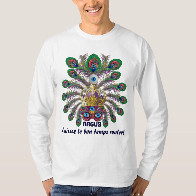 Mardi Gras manarkvinnor som all stilar TÄNDER T Shirt (Framsida)