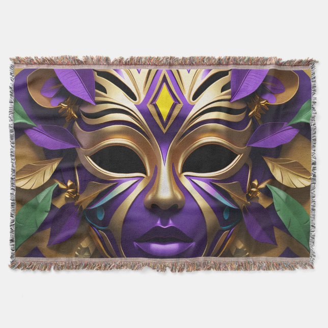 Mardi Gras Mask 1 Carnival Spirit Filt (Framsidan)