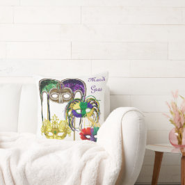 Mardi Gras Mask 1 Kudde