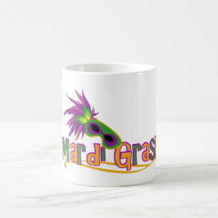 Mardi Gras Mask Kaffemugg
