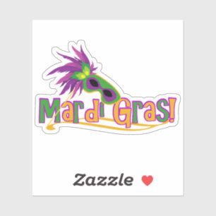 Mardi Gras Mask Klistermärken