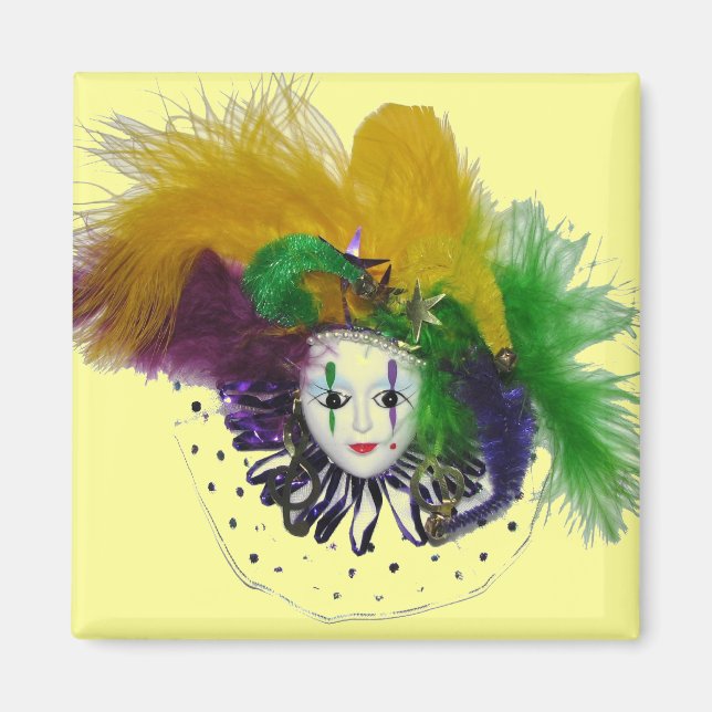 Mardi Gras Mask Magnet (Framsidan)