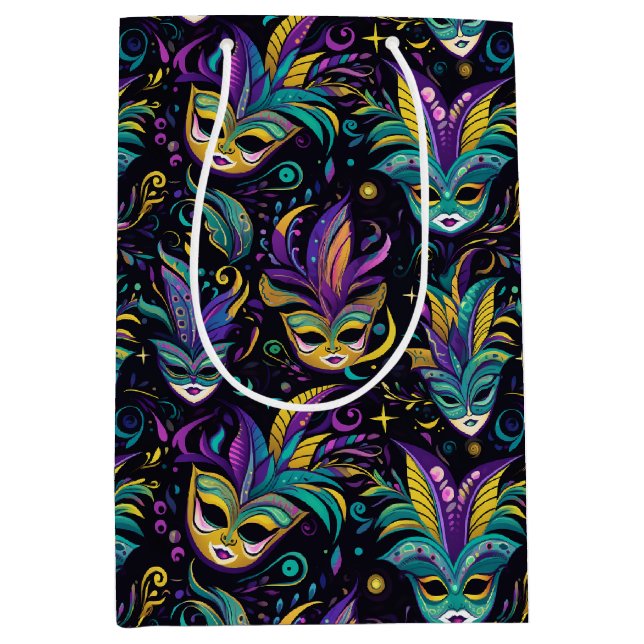 Mardi Gras Mask mönster (Framsidan)