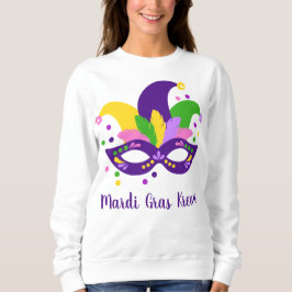 Mardi Gras Mask Pärlor Carnival Personlig Outfit T Shirt