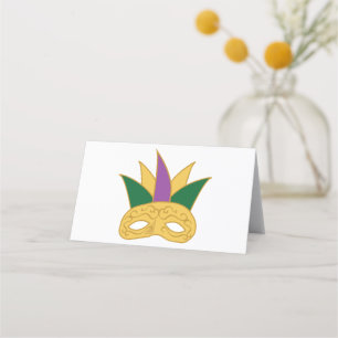 Mardi Gras Mask Placeringskort