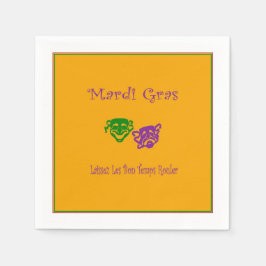 Mardi Gras Mask Rouler Pappersservett