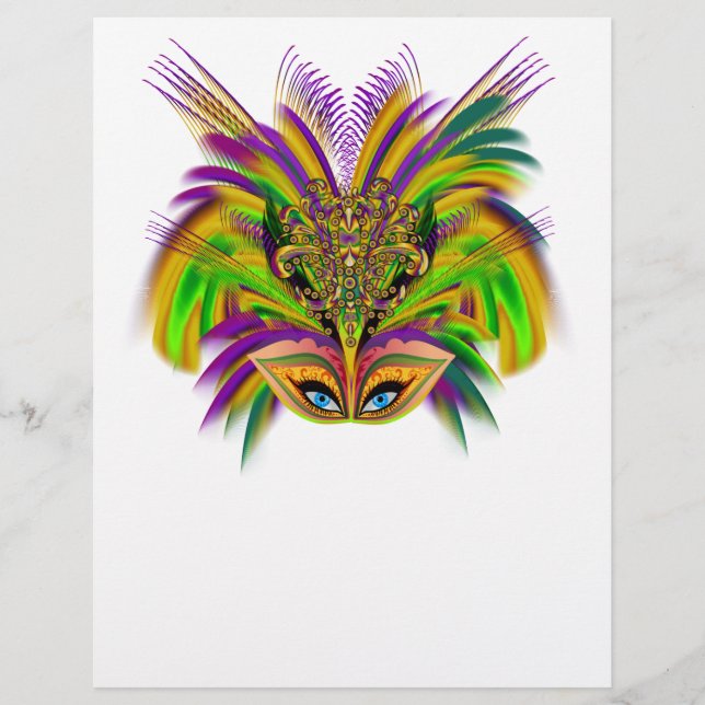 Mardi-Gras-Mask-The-Queen-V-3 Reklamblad (Framsidan)