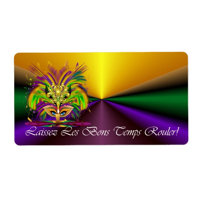 Mardi-Gras-Mask-The-Queen-V-4 Fraktsedel (Framsidan)