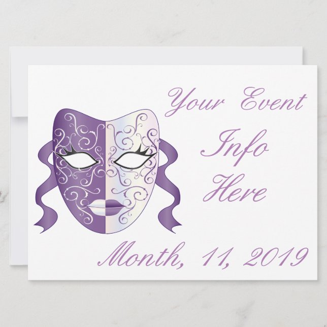 Mardi Gras Mask Thunder_Cove (Framsida)