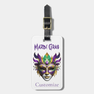 Mardi Gras Mask Thunder_Cove Bagagebricka
