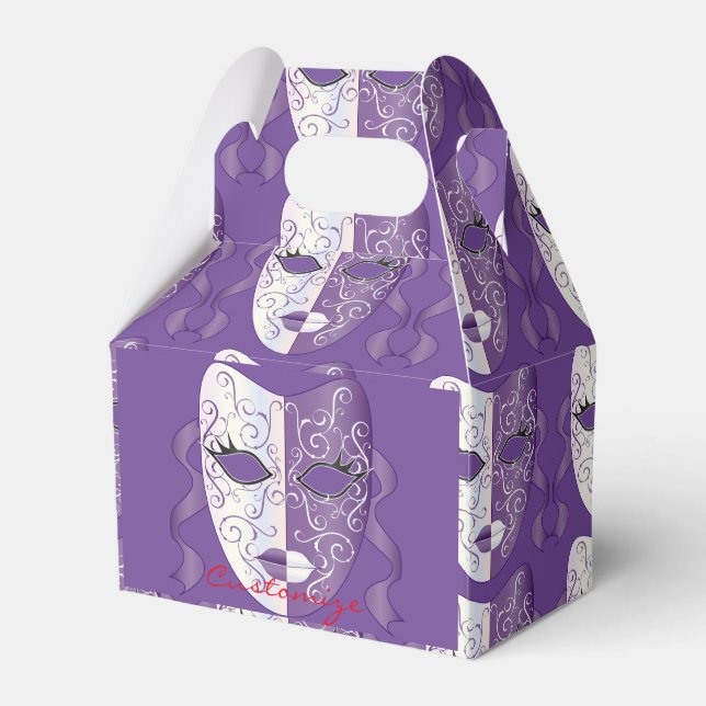 Mardi Gras Mask Thunder_Cove Presentaskar (Framsidan Sidan)