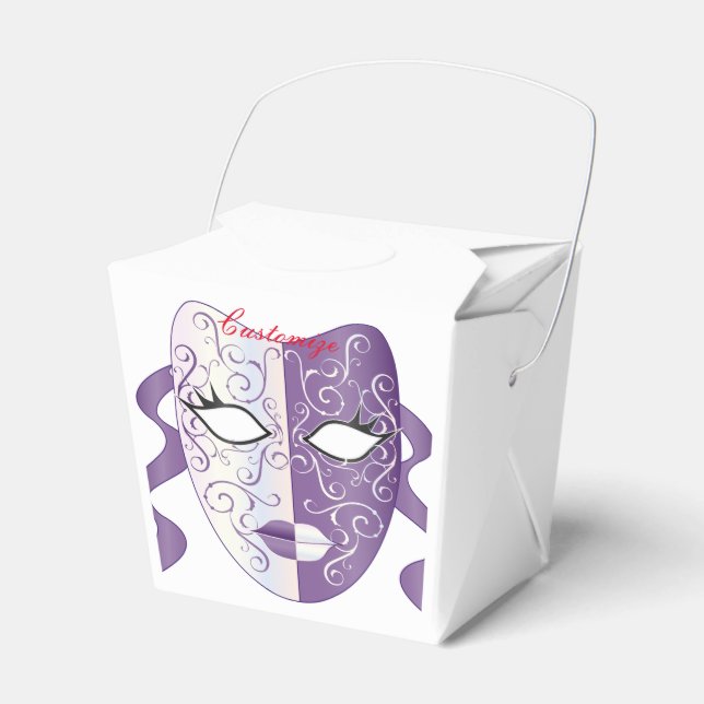 Mardi Gras Mask Thunder_Cove Presentaskar (Framsidan Sidan)