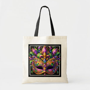 Mardi Gras-mask Väskan Tygkasse