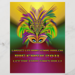 Mardi-Gras-Masken-Drottning-V-3 Reklamblad